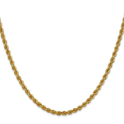 10k 3.0mm Solid Rope Chain