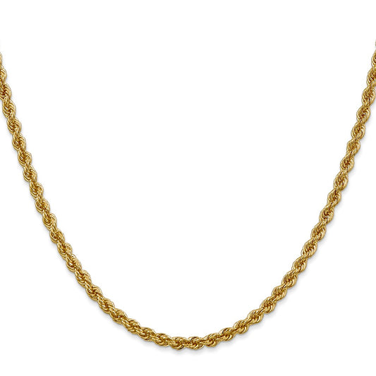 10k 3.0mm Solid Rope Chain
