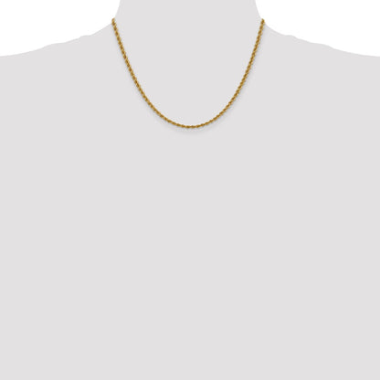 10k 3.0mm Solid Rope Chain