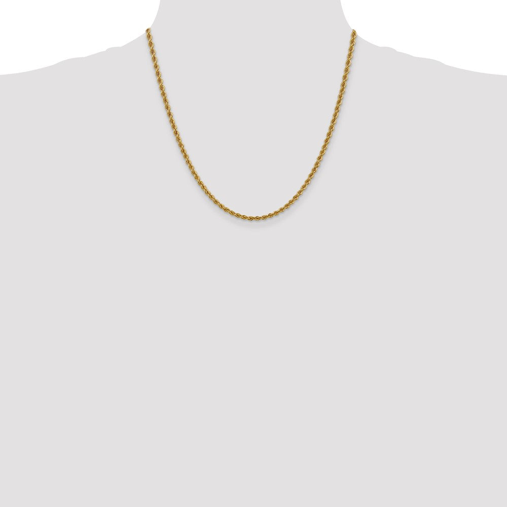 10k 3.0mm Solid Rope Chain