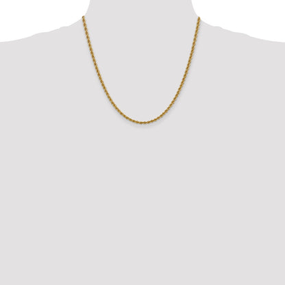 10k 3.0mm Solid Rope Chain