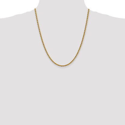 10k 3.0mm Solid Rope Chain