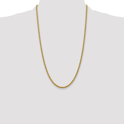 10k 3.0mm Solid Rope Chain