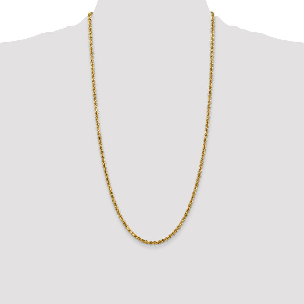 10k 3.0mm Solid Rope Chain