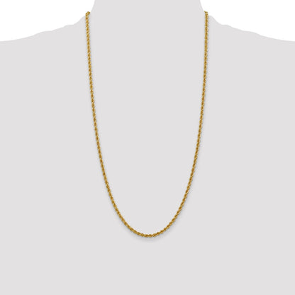 10k 3.0mm Solid Rope Chain