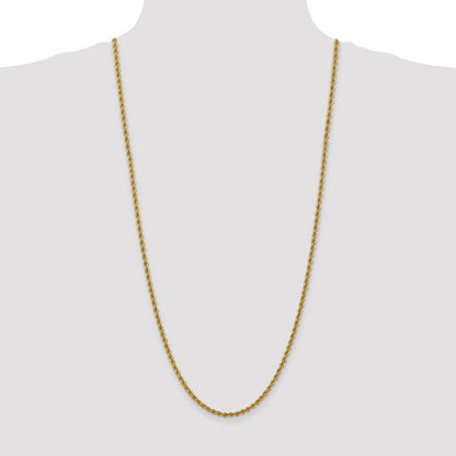 10k 3.0mm Solid Rope Chain