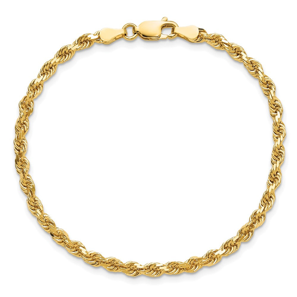 10k 3.25mm Diamond-cut Rope Chain