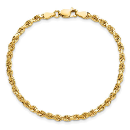 10k 3.25mm Diamond-cut Rope Chain