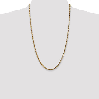 10k 3.5mm Diamond-cut Rope Chain