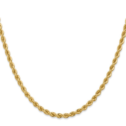 10k 3.65mm Solid Rope Chain