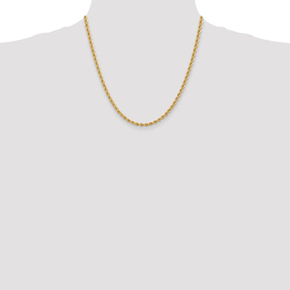10k 3.65mm Solid Rope Chain