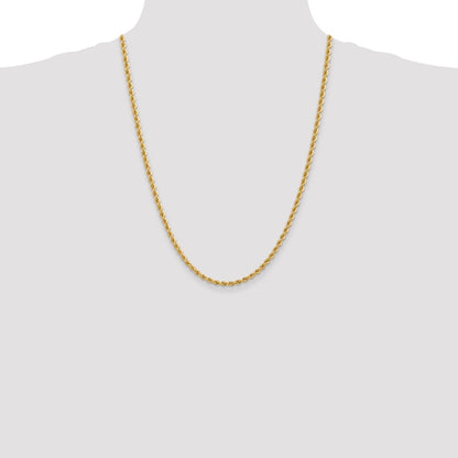10k 3.65mm Solid Rope Chain