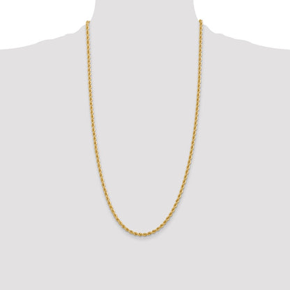 10k 3.65mm Solid Rope Chain
