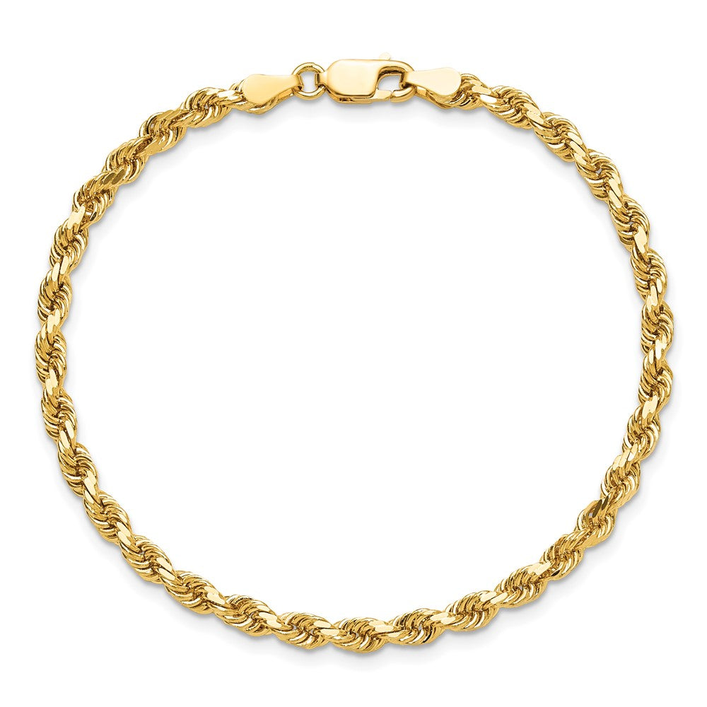 10k 3.75mm Diamond-cut Rope Chain