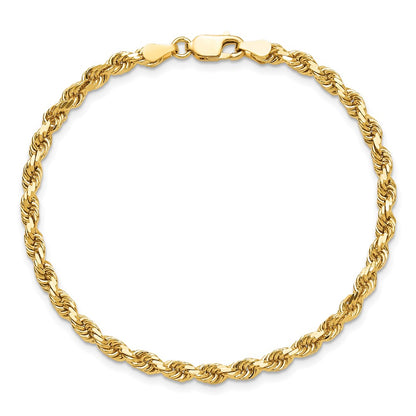 10k 3.75mm Diamond-cut Rope Chain