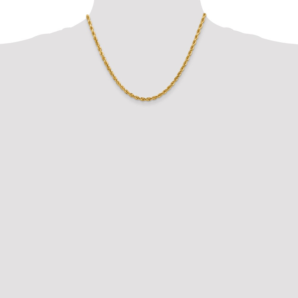10k 4.0mm Diamond-cut Rope Chain