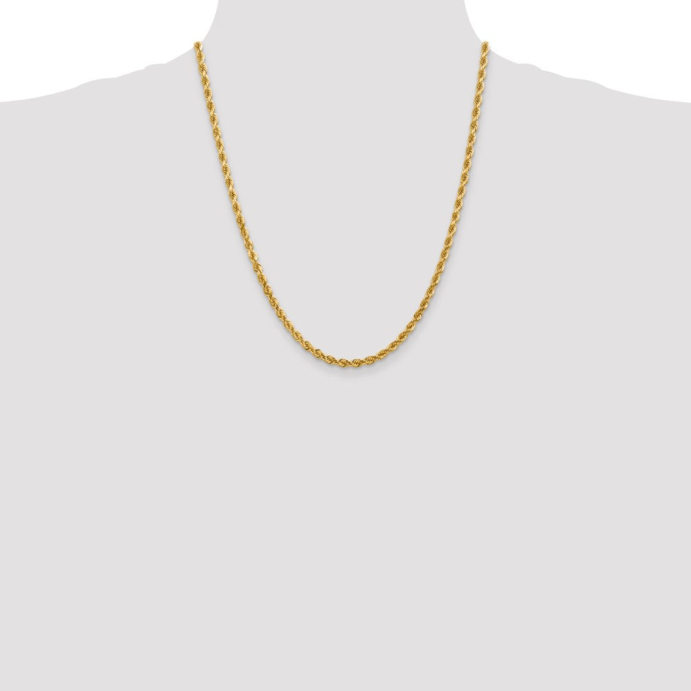 10k 4.0mm Diamond-cut Rope Chain