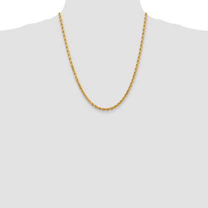 10k 4.0mm Diamond-cut Rope Chain