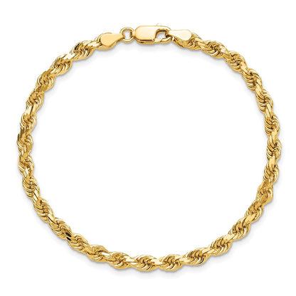 10k 4.0mm Diamond-cut Rope Chain