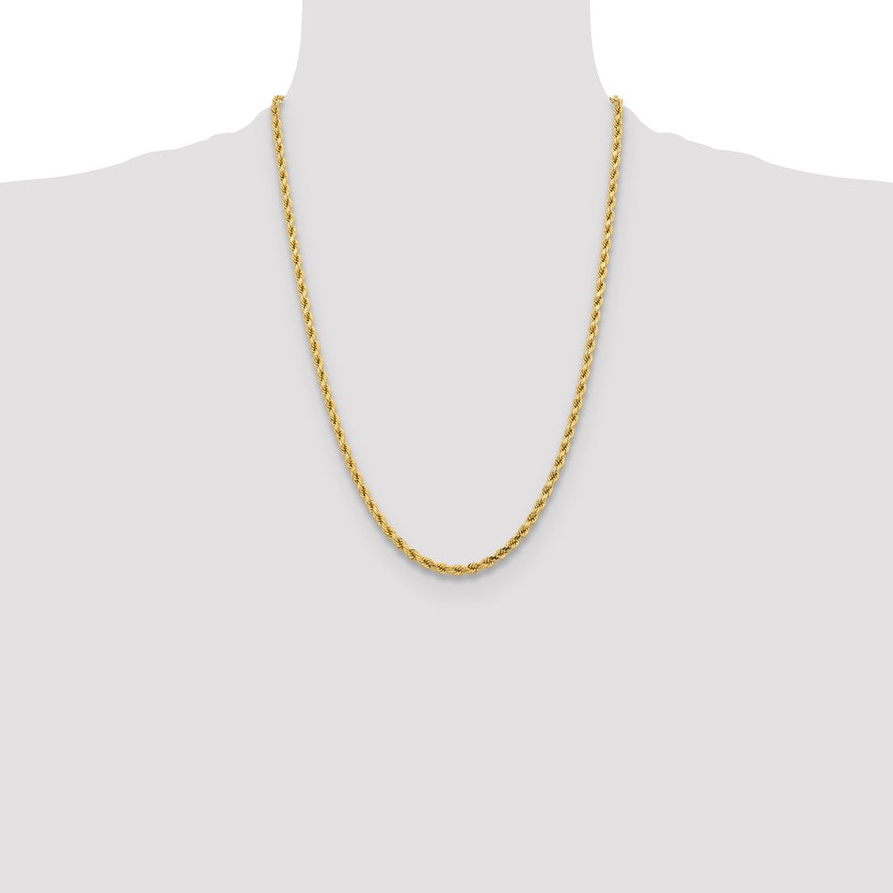 10k 4.25mm Diamond-cut Rope Chain