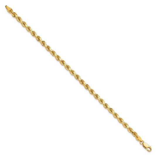 10k 4.25mm Diamond-cut Rope Chain