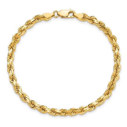 10k 4.25mm Diamond-cut Rope Chain
