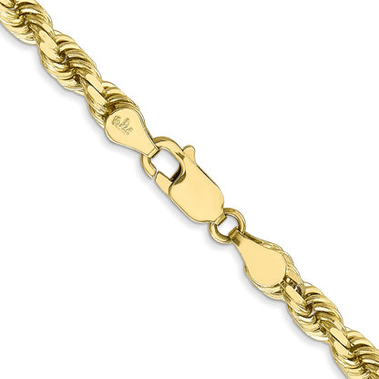 10k 4.5mm Diamond-cut Rope Chain