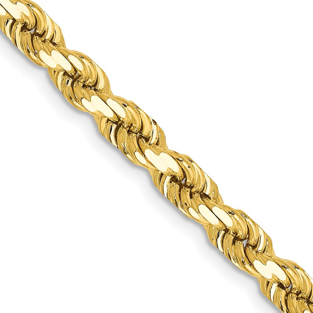 10k 4.5mm Diamond-cut Rope Chain