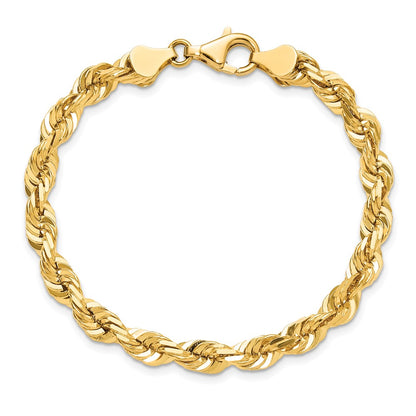 10k 5.5mm Diamond-cut Rope Chain
