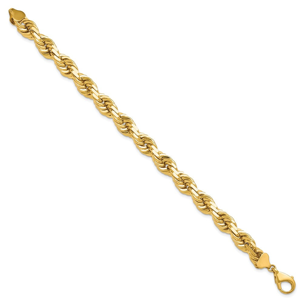 10k 10mm Diamond-cut Rope Chain