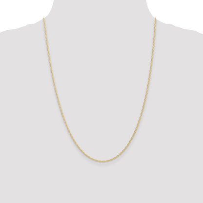 10k 1.35mm Carded Cable Rope Chain