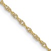 10k 1.35mm Carded Cable Rope Chain