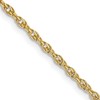 10k 1.55mm Carded Cable Rope Chain