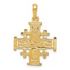10k Jerusalem Cross Pendant