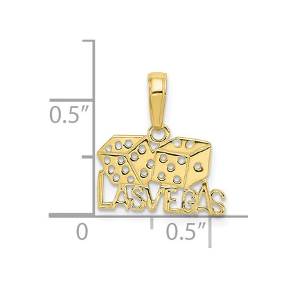 10k LAS VEGAS with Dice Pendant