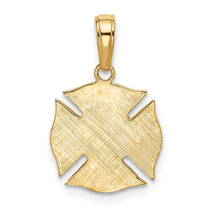 10k FIRE DEPT. Medal Pendant