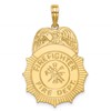 10k FIREFIGHTER FIRE DEPT. Badge Charm