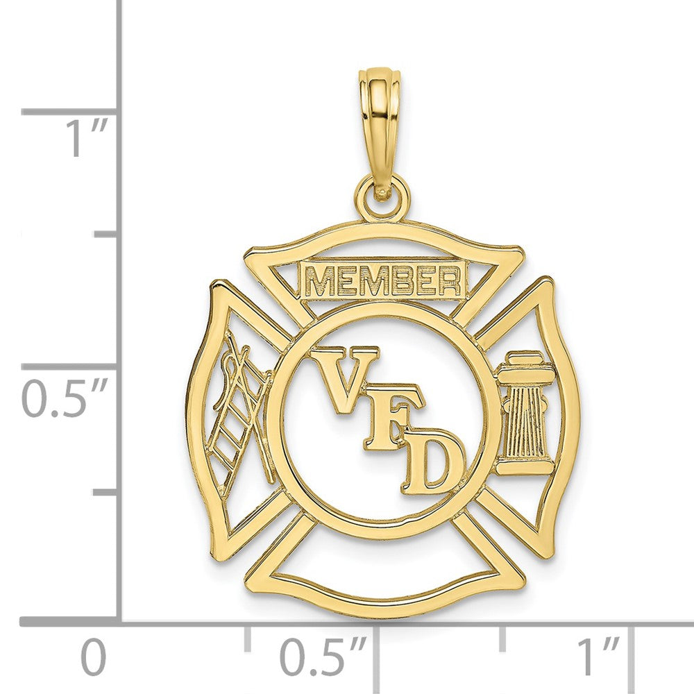 10k VFD MEMBER Shield Charm
