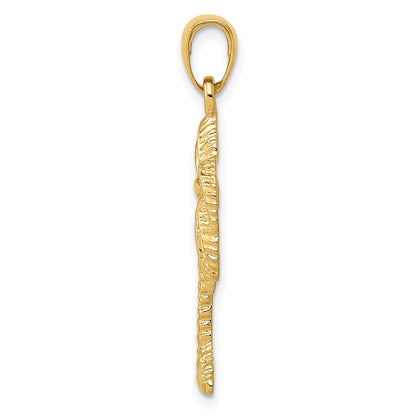 10k Palm Tree Pendant