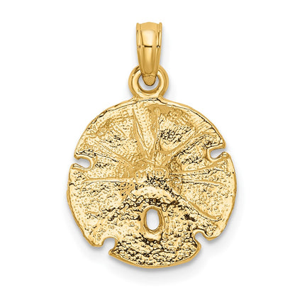 10k Sand Dollar Pendant