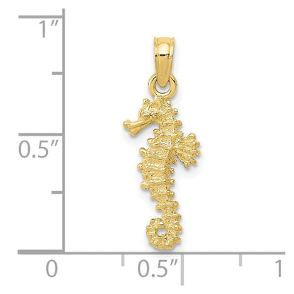 10k Seahorse Pendant