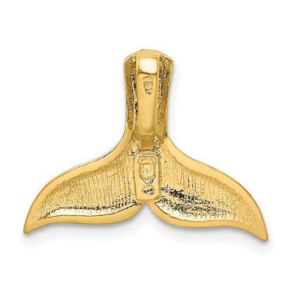 10K Diamond-cut Whale Tail Fits up to 2mm Regular/4mm Fancy Omega Slide