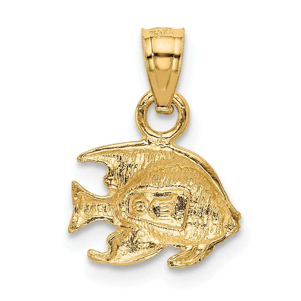 10K Angel Fish Pendant