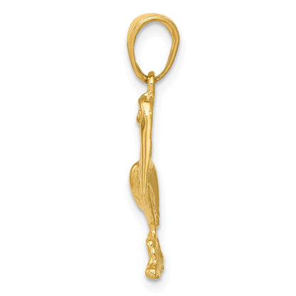 10k Pelican Pendant
