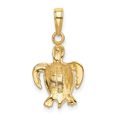10k Sea Turtle Pendant