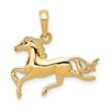 10K Running Horse Pendant