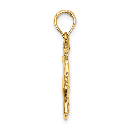 10k Male Bowler Charm
