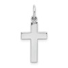 10k White Gold Polished Latin Cross Pendant