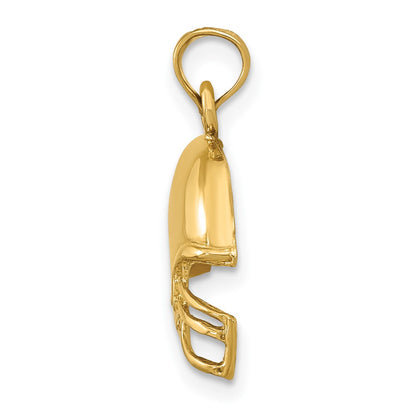 10k Football Helmet Pendant