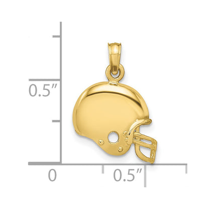 10k Football Helmet Pendant